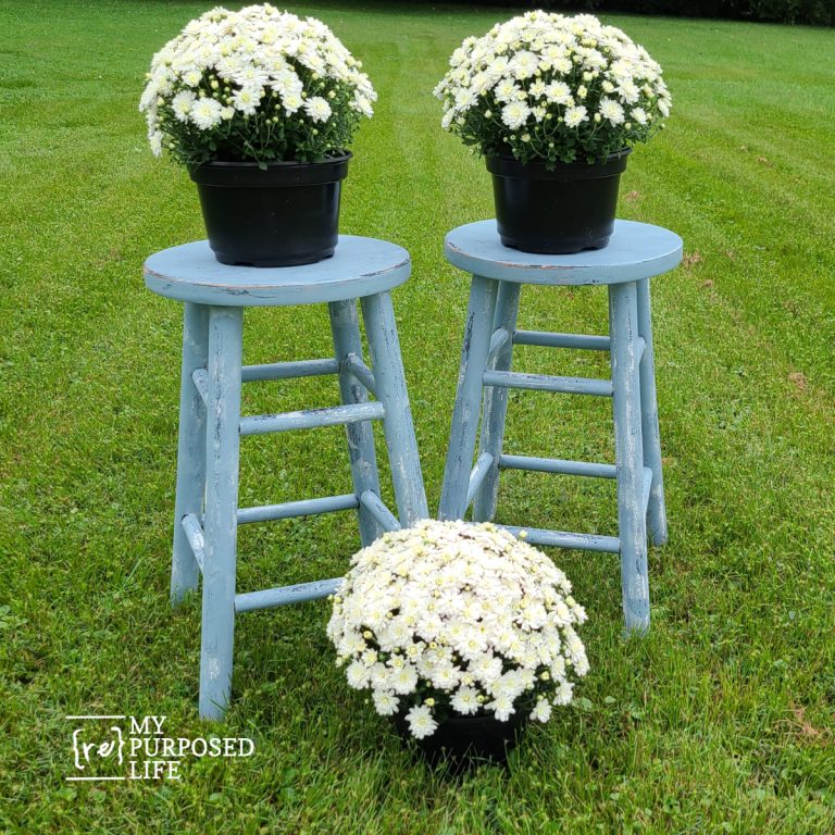 bar stool makeover