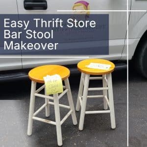 bar stool makeover the easy way