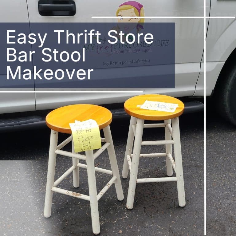 bar stool makeover the easy way