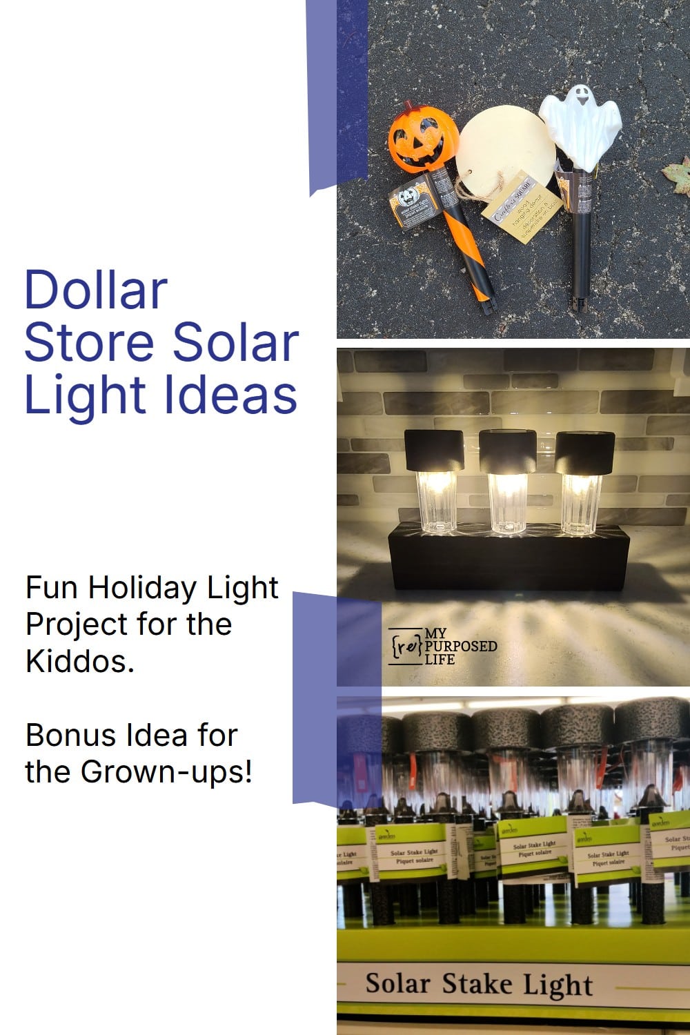 Dollar Store Solar Lights and Scrap wood. Easy project for beginners, so many possibilities for using this kind of light feature. #MyRepurposedLife #solar #lightfeature via @repurposedlife