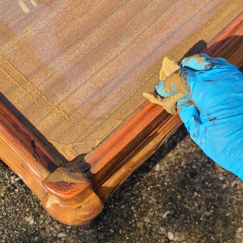 prep-furniture-scrub-pad
