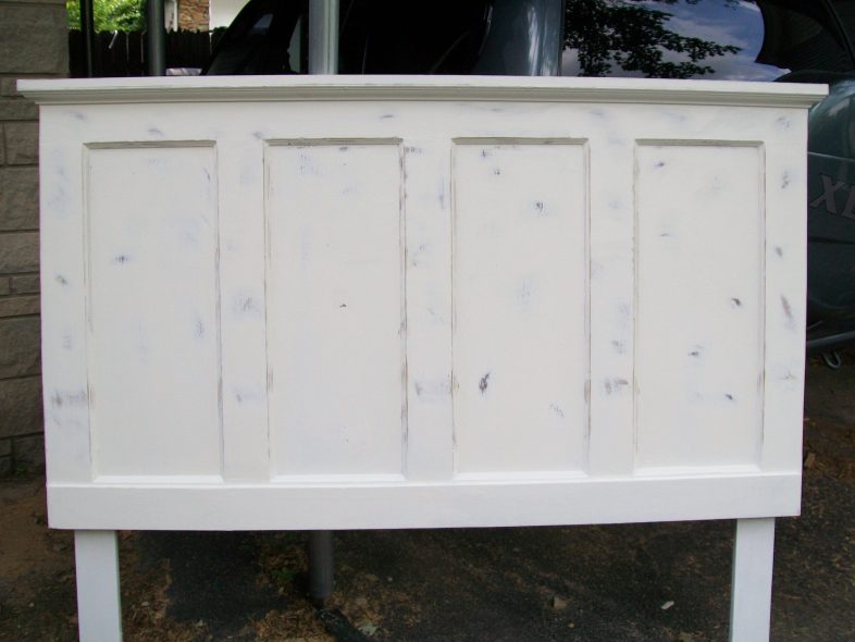 distressed-door-headboard
