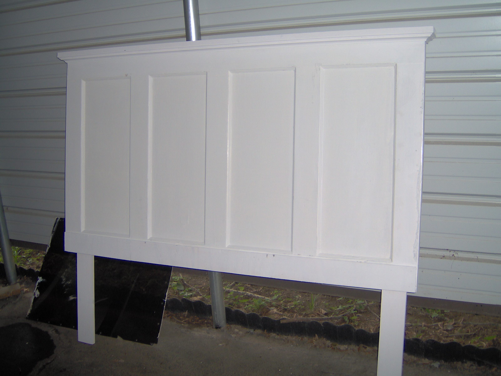 Repurposed Door Headboard