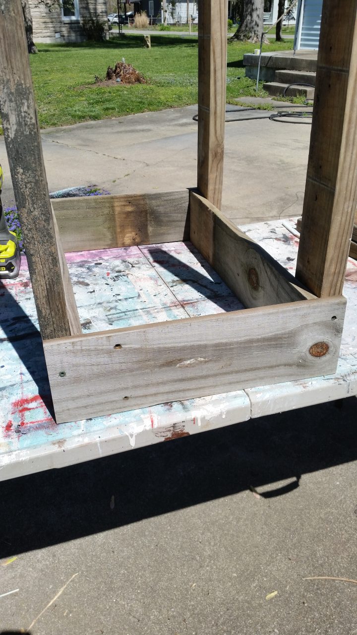 Rustic Garden Table My Repurposed Life®