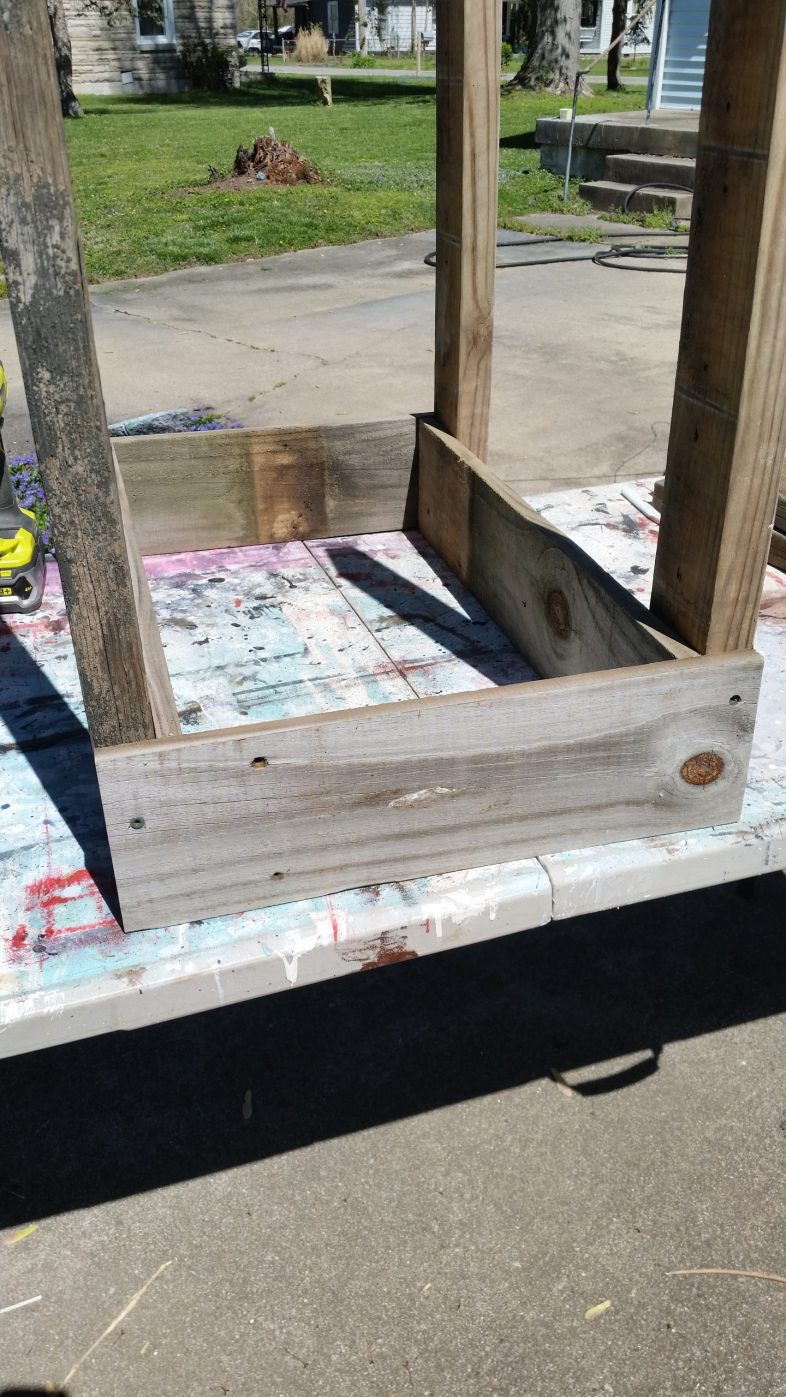 upside down table base