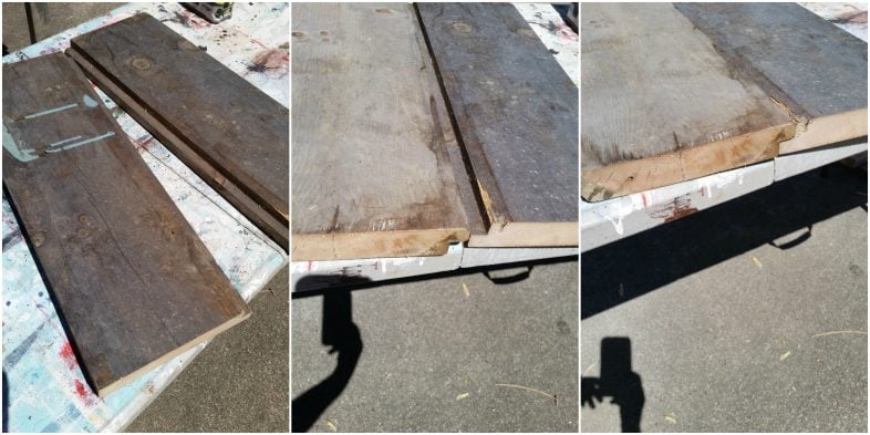 collage of building process