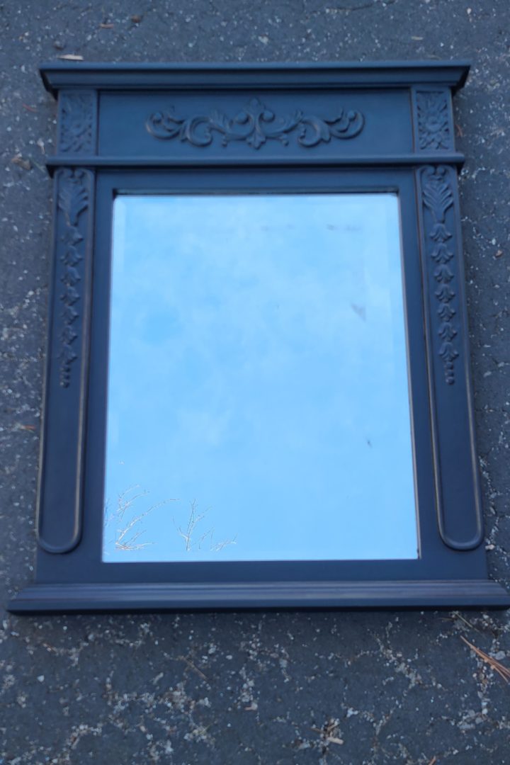 How to Paint a Wooden Mirror Frame My Repurposed Life®