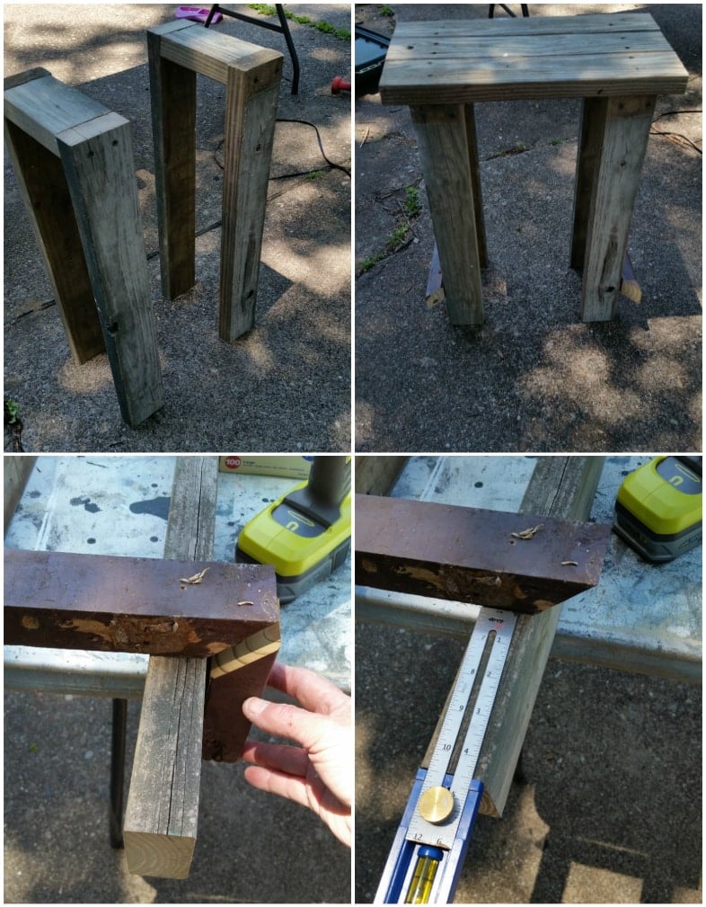 building a 2x4 bar stool