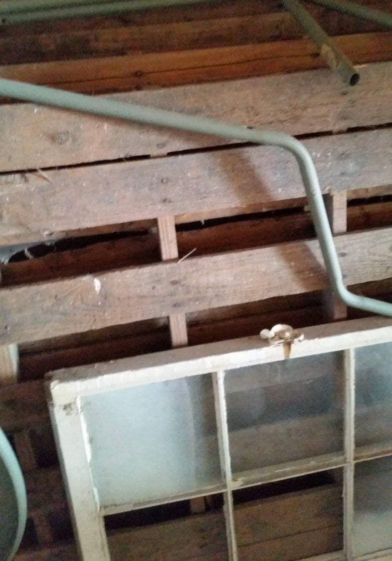 pallets in storage