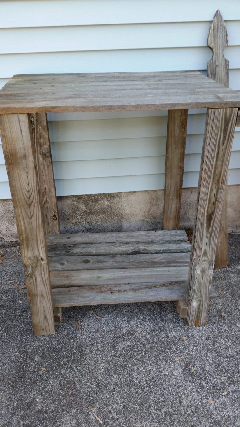 building a potting bench base