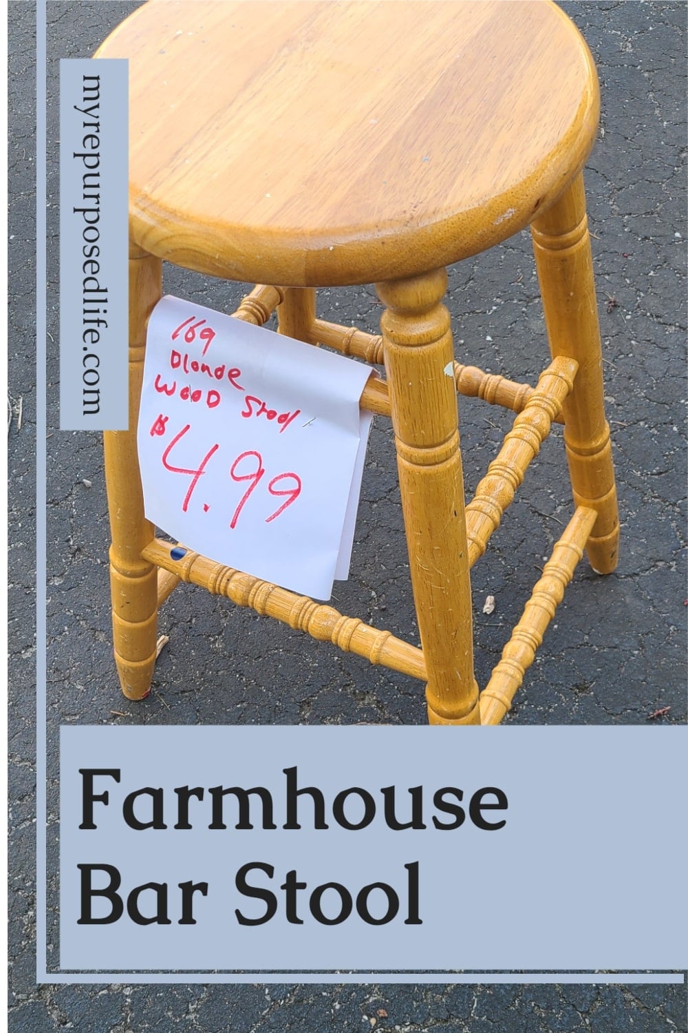 farmhouse barstool before