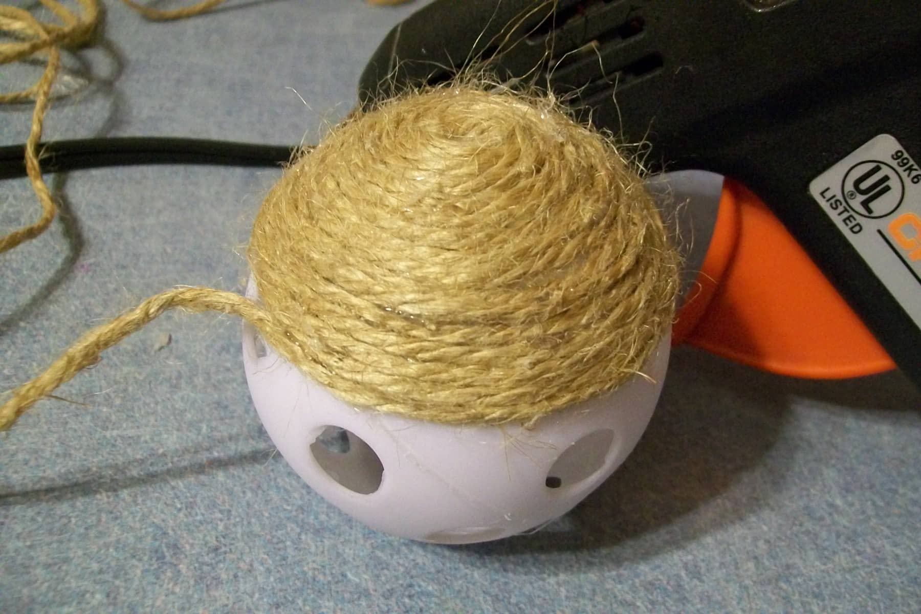 Decorative jute balls My Repurposed Life®