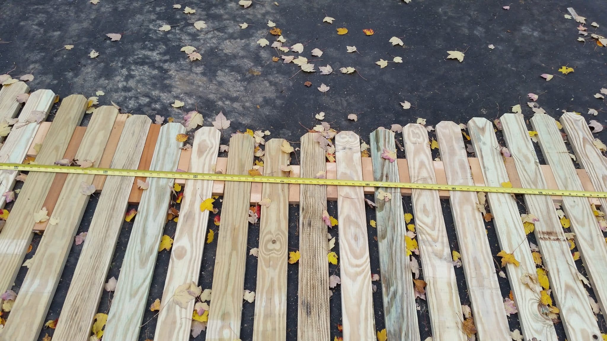 pickets and jig DIY Picket Fence My Repurposed Life®