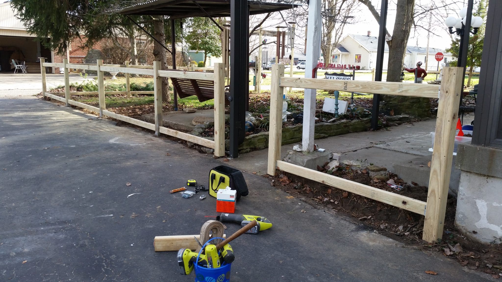 pickets and jig DIY Picket Fence My Repurposed Life®