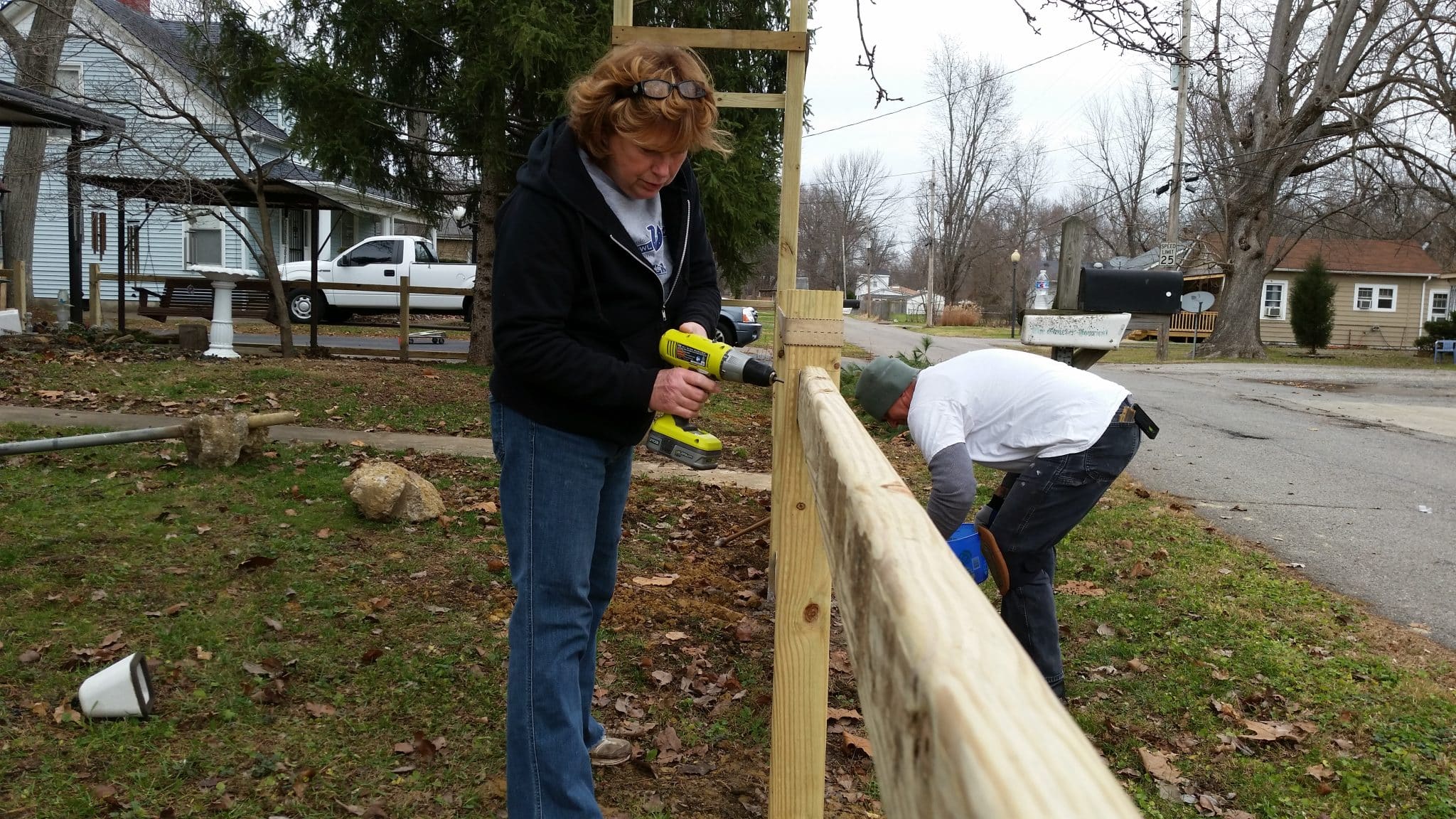 pickets and jig DIY Picket Fence My Repurposed Life®
