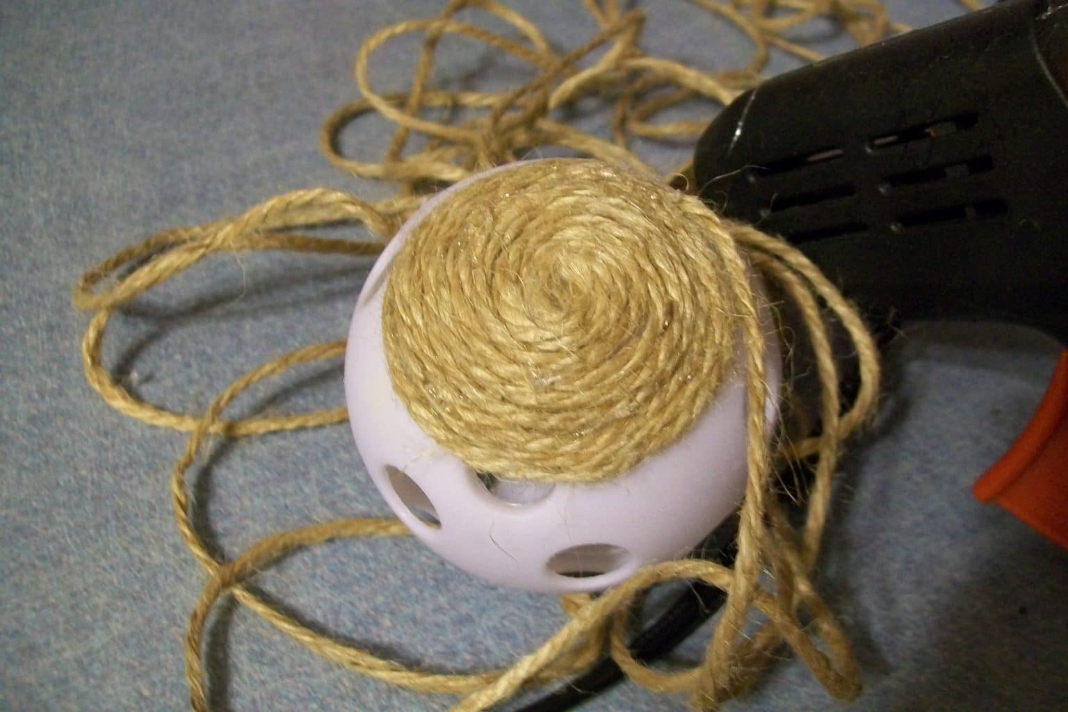 Decorative jute balls My Repurposed Life®