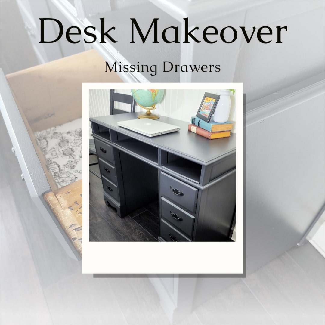 Vintage Desk Missing Drawers My Repurposed Life® Rescue Reimagine