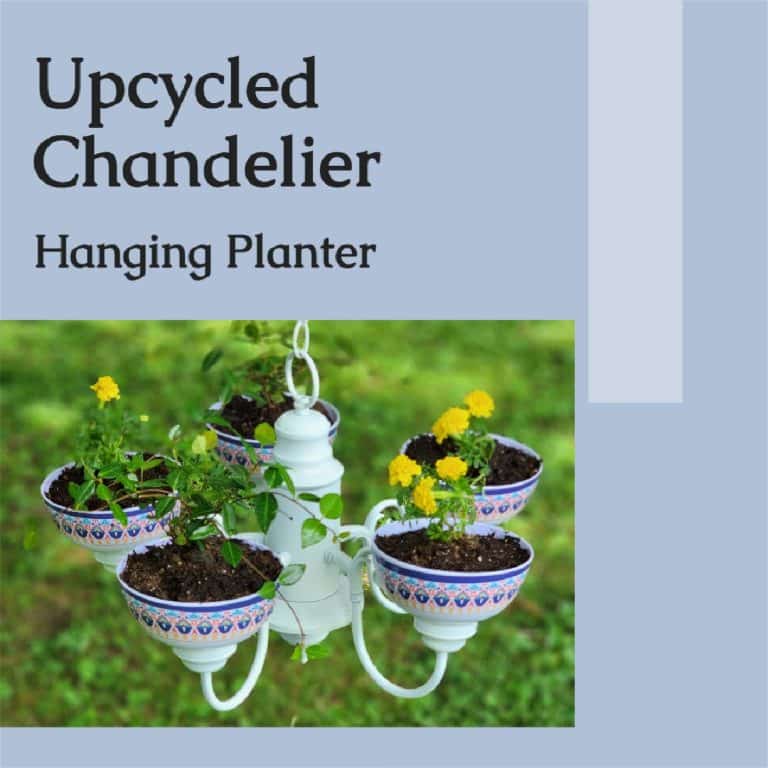 DIY Chandelier Planter