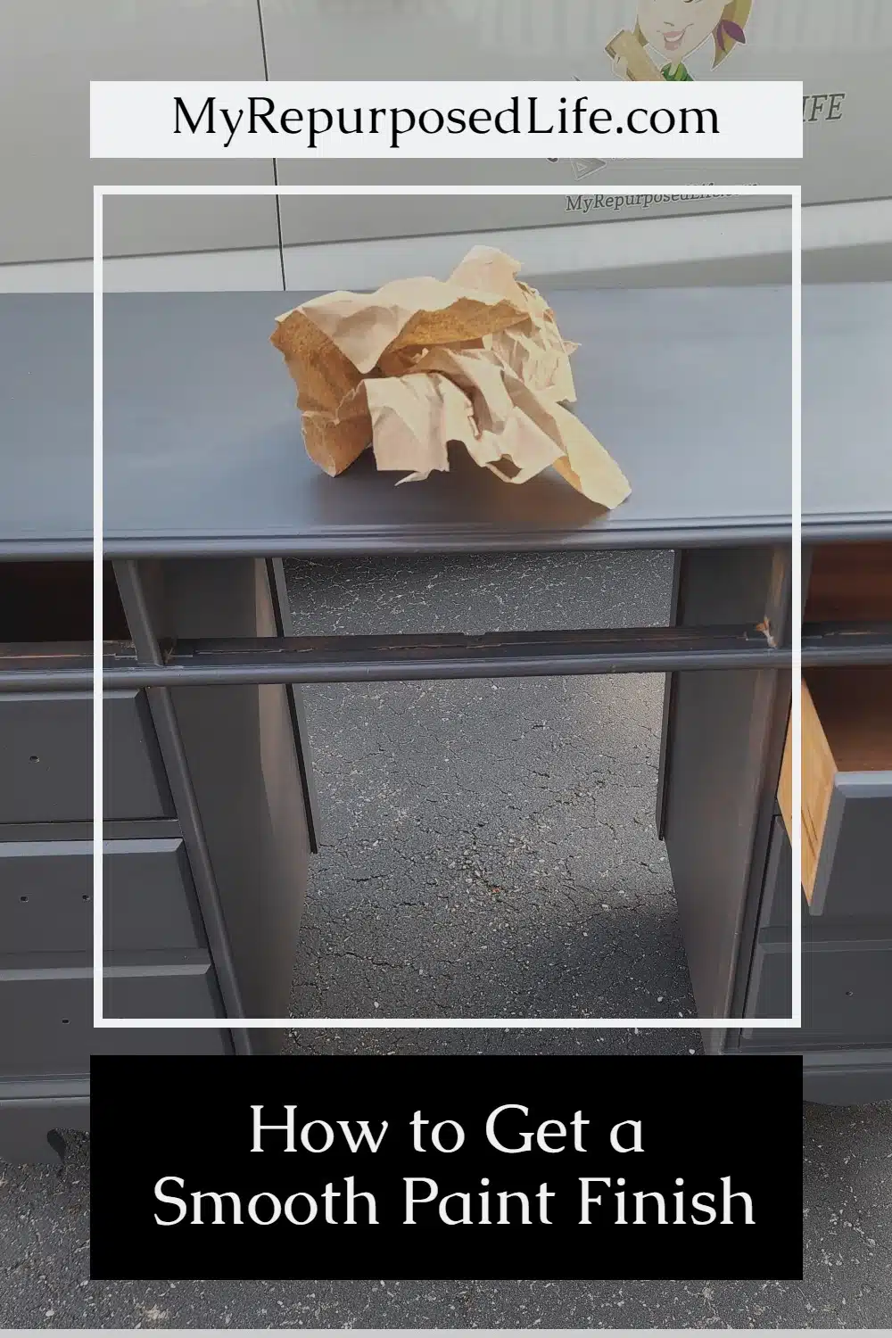 Vintage Desk Missing Drawers My Repurposed Life®