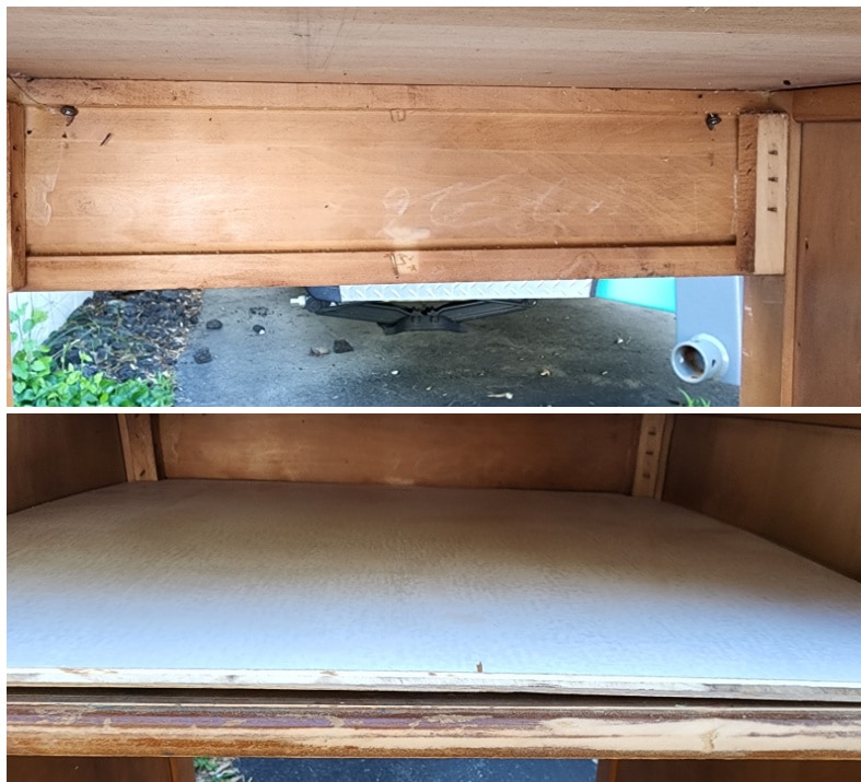 how to install shelf in a desk