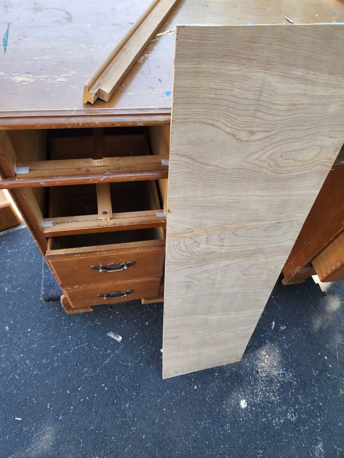 Vintage Desk Missing Drawers My Repurposed Life®