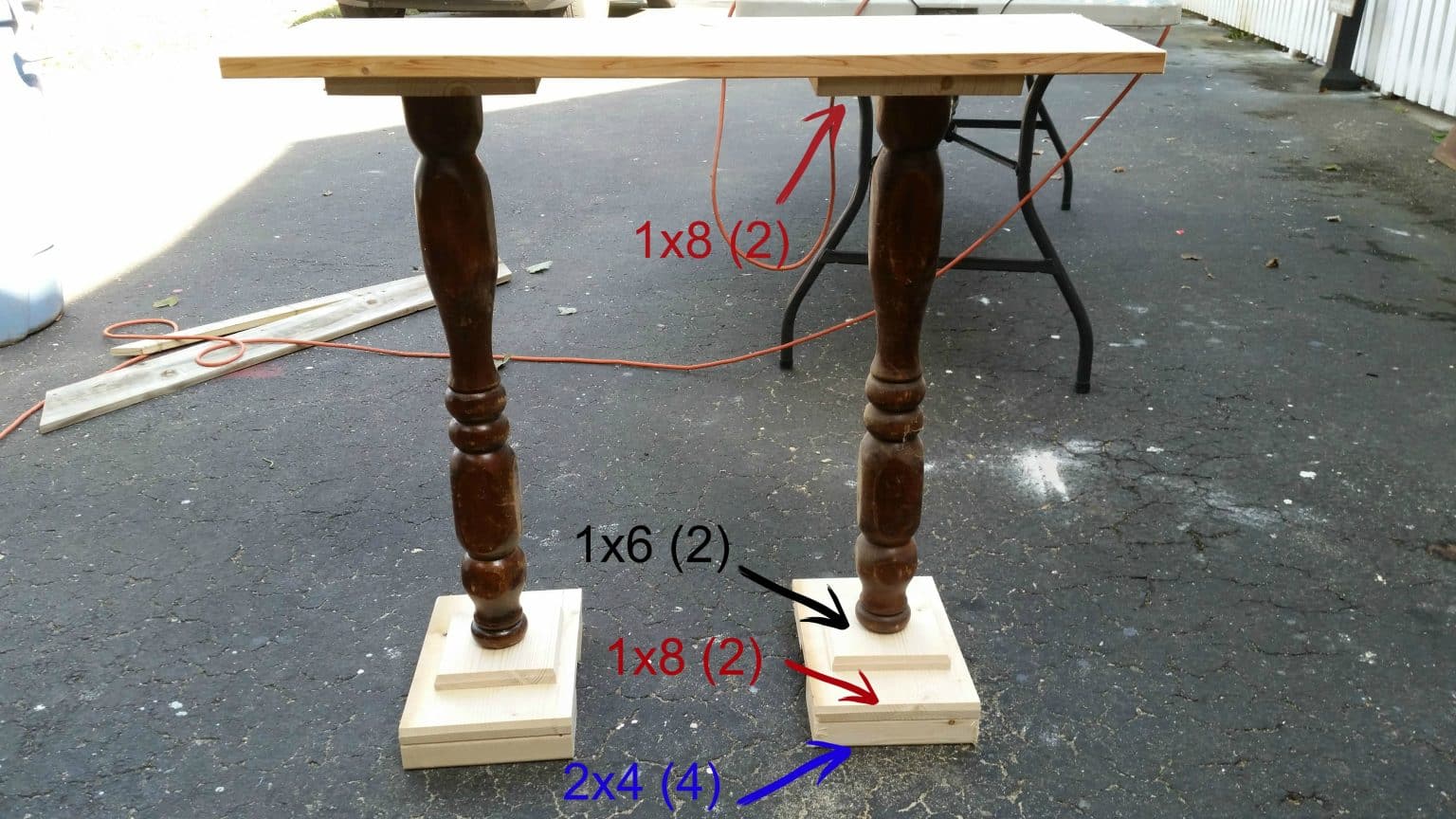 Double Pedestal Table My Repurposed Life®