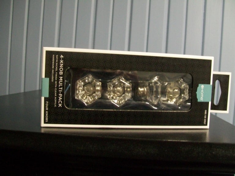 a package of glass knobs