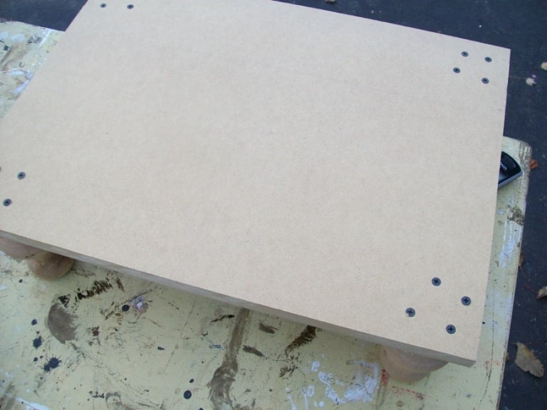 base with four new feet