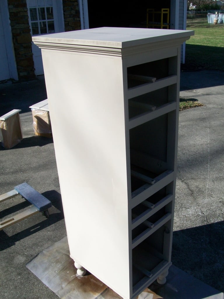 after second coat of primer-spackle is not visible on the side