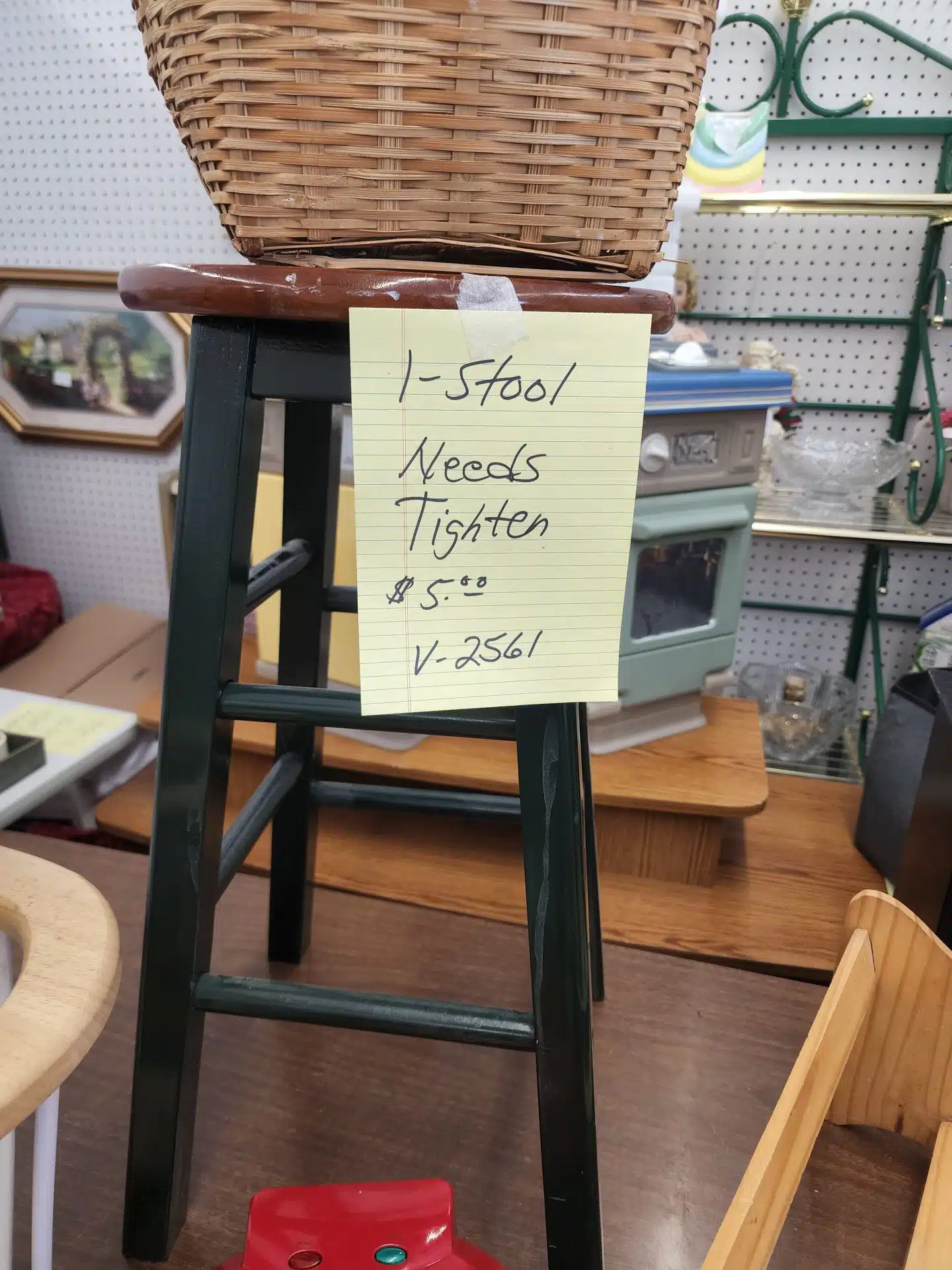 thrift store bar stool