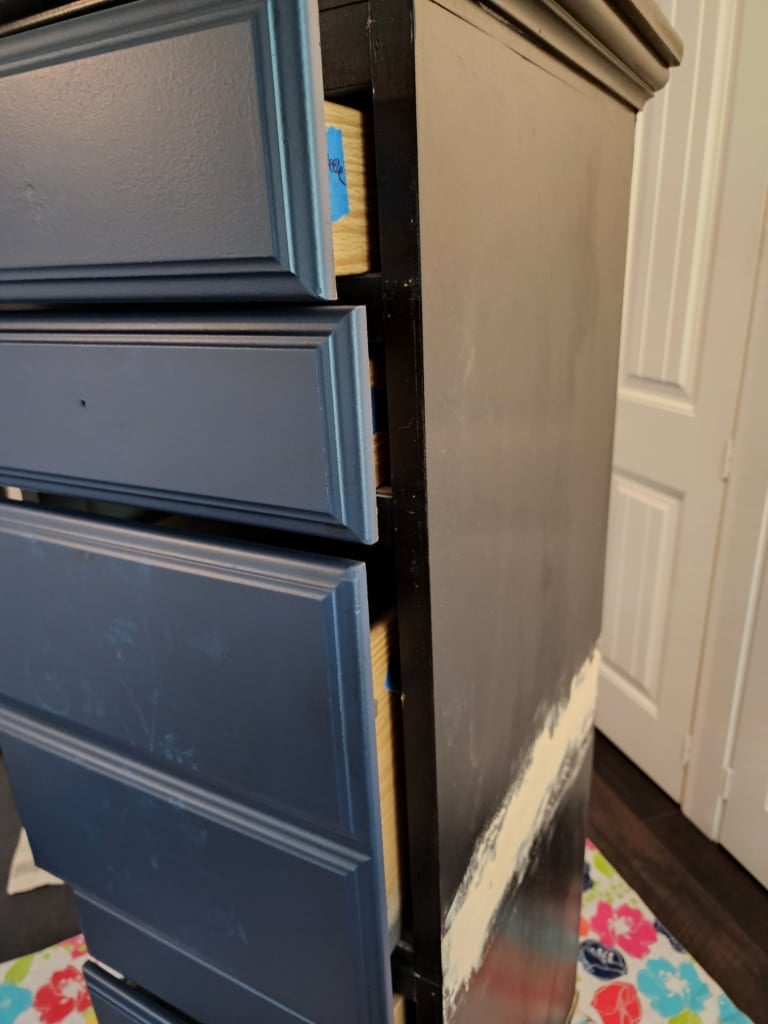 patched seam ready to paint