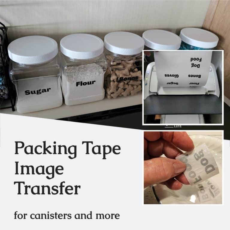 Packing Tape Image Transfer Stickers