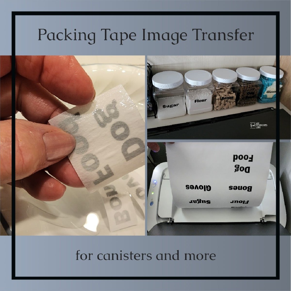 Packing Tape Image Transfer Stickers My Repurposed Life®