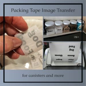 Packing Tape Image Transfer Stickers