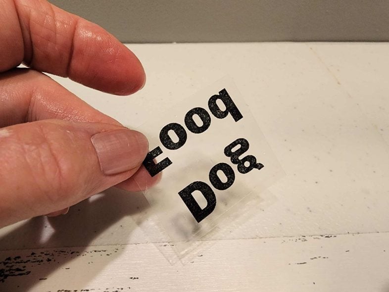 packing tape cainster labels