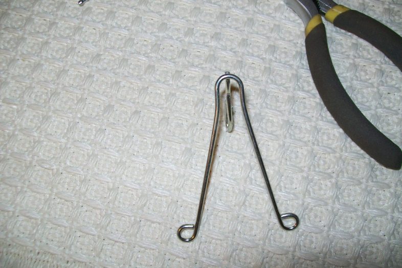 two pronged curtain hook