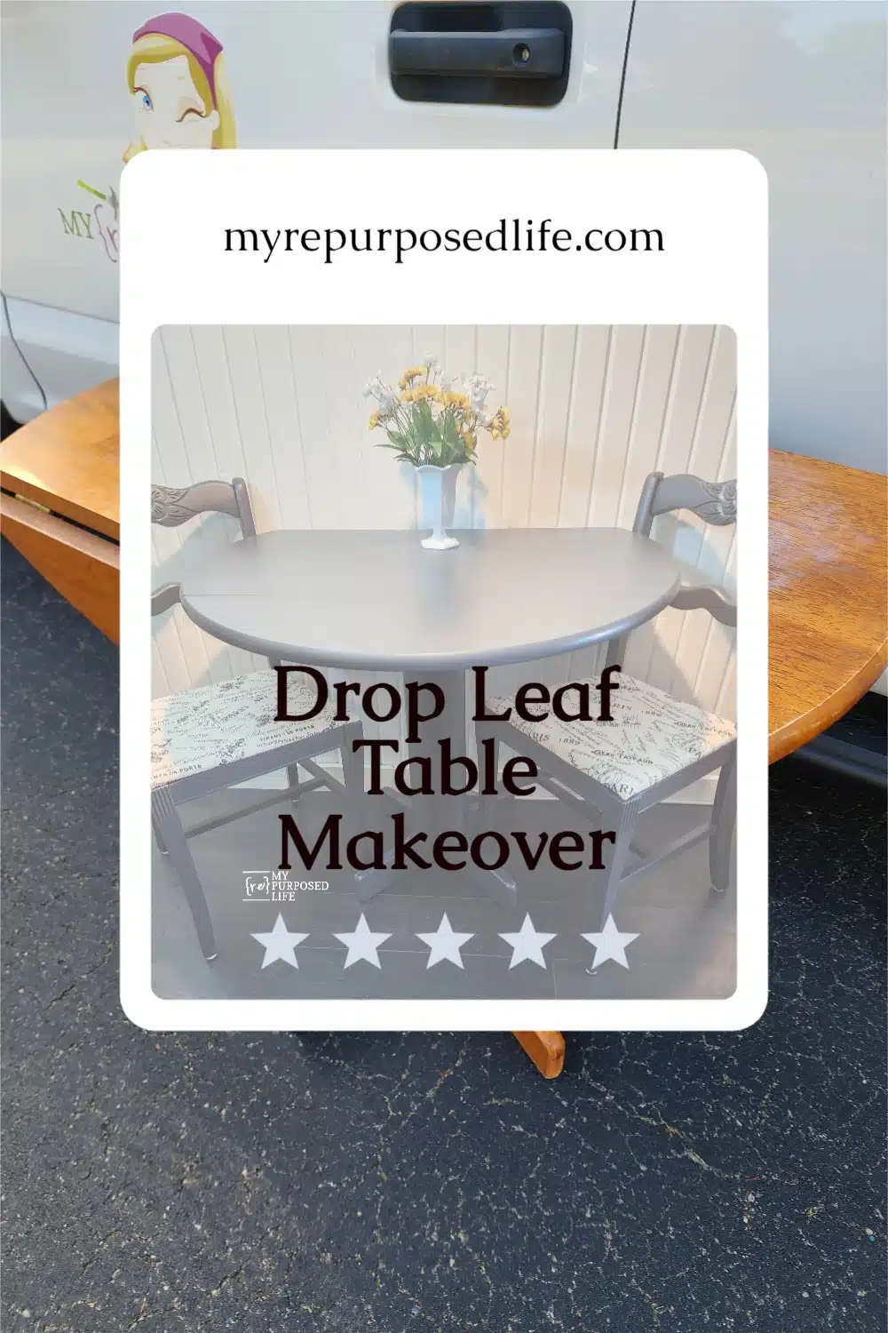 How to paint a pedestal drop leaf table from the thrift store. There is an order to follow. Tips for a successful project! #MyRepurposedLife #upcycle #thriftstore via @repurposedlife