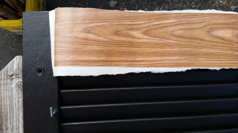 figure out placement of contact paper stencil