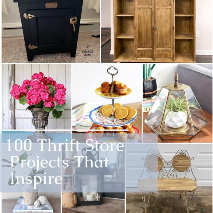 Upcycled Thrift Store Projects | Glass, Jars, and Plates
