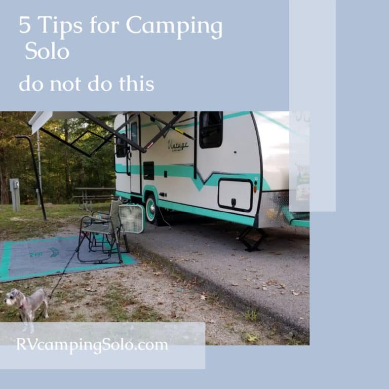 RV Camping Solo