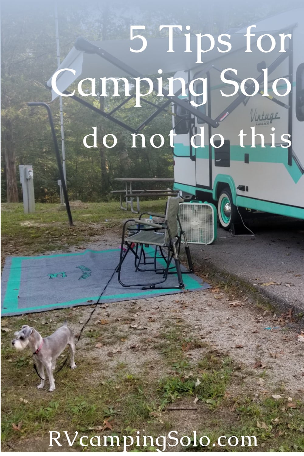 Are you considering rv camping solo? It can be scary to hit the road by yourself. I'm here to help relieve your fears of RV camping alone. #rvcampingsolo via @repurposedlife