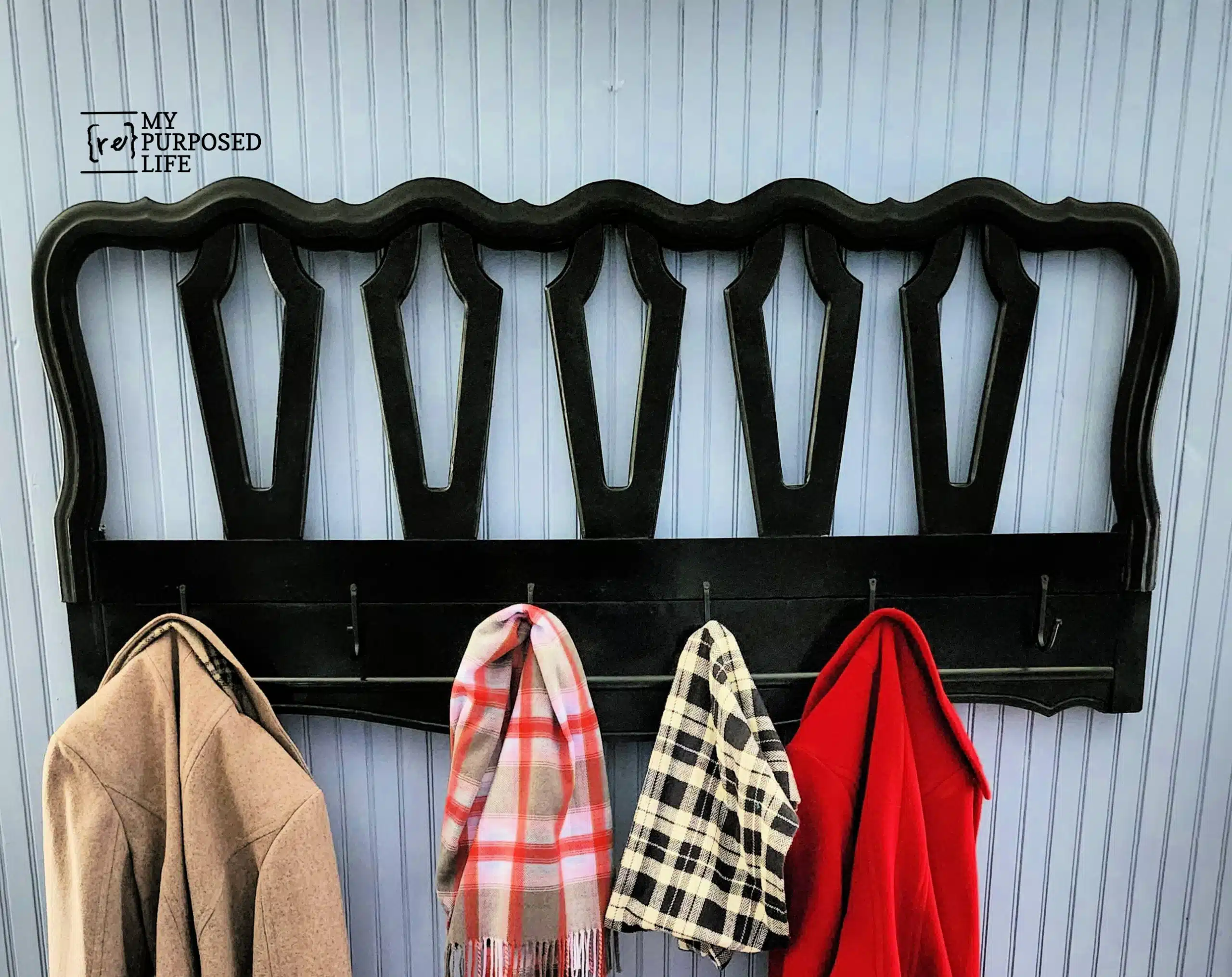 queen headboard coat rack