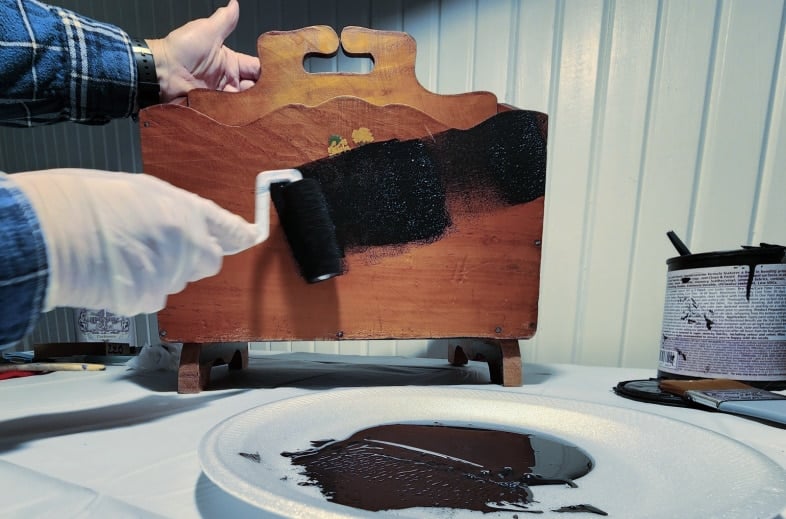 small roller equals smooth finish