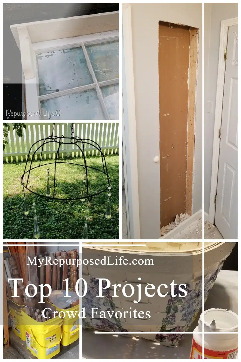 Crowd favorite projects from 2022. What DIY projects got the most traffic from social media and google referrals? You might be surprised! via @repurposedlife