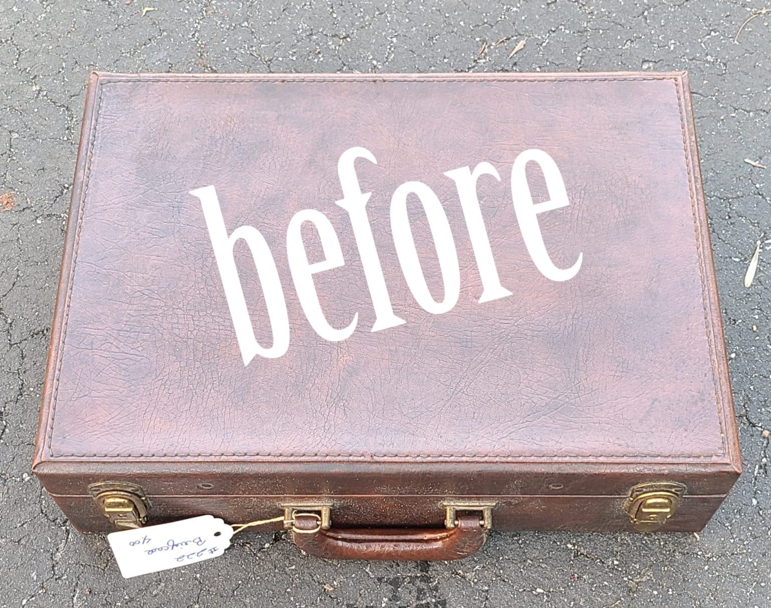 DIY Painted Suitcase My Repurposed Life®