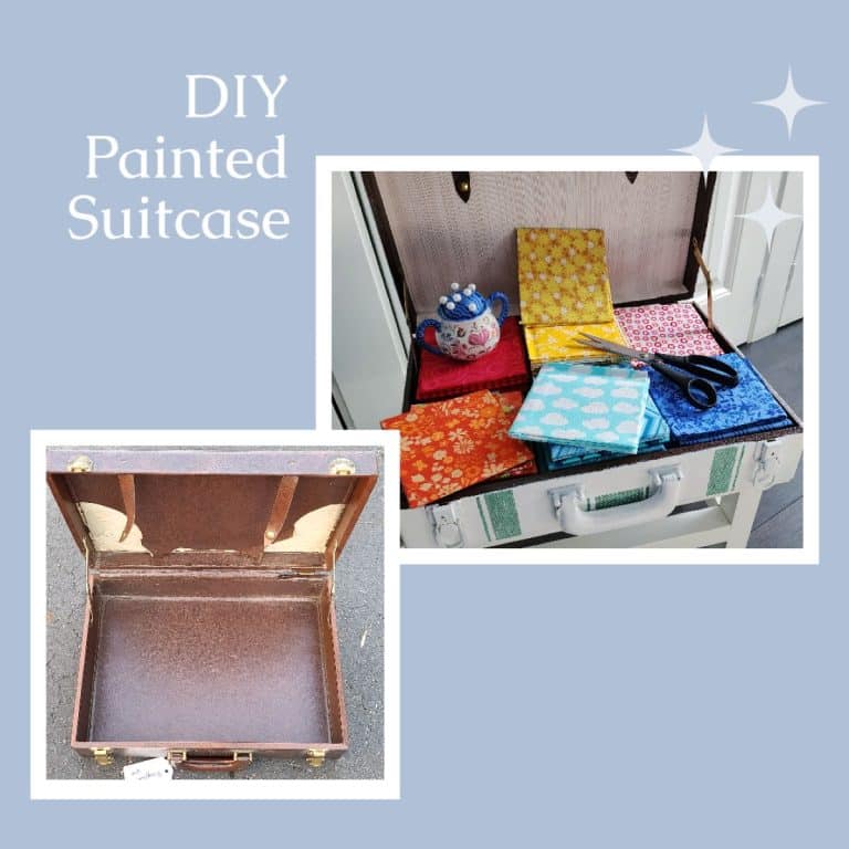 DIY Painted Suitcase