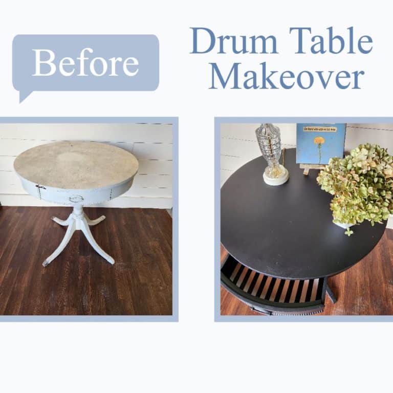Drum Table Makeover