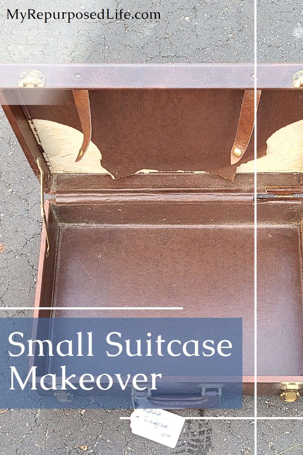 A DIY painted suitcase is perfect for storing sewing or craft supplies. It's a great way to keep old photos handy for sharing. You can even make a pet bed. A dozen ways to use a suitcase as storage and decor. #MyRepurposedLife via @repurposedlife
