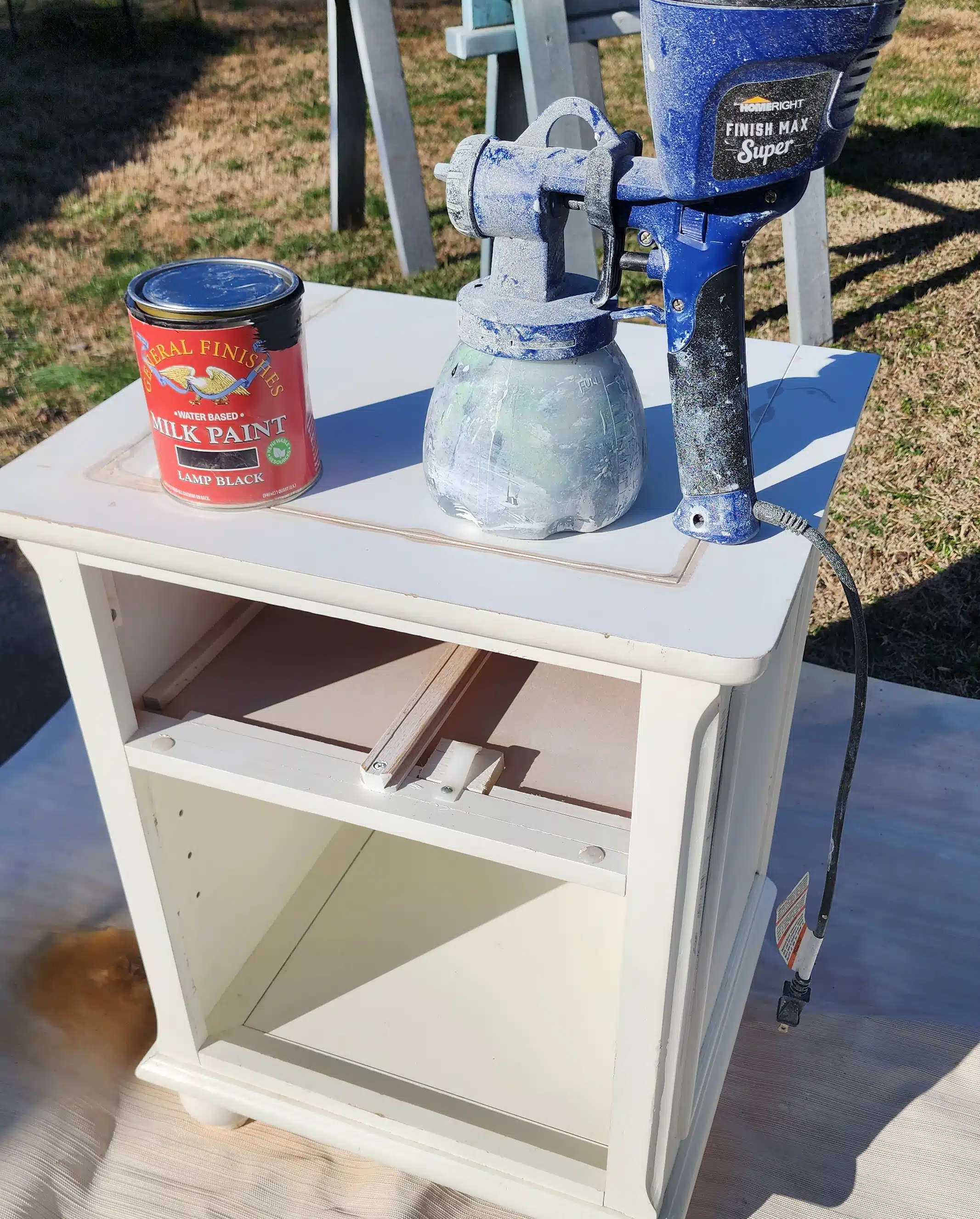 Checkerboard Game Table | Upcycled Nightstand - My Repurposed Life®