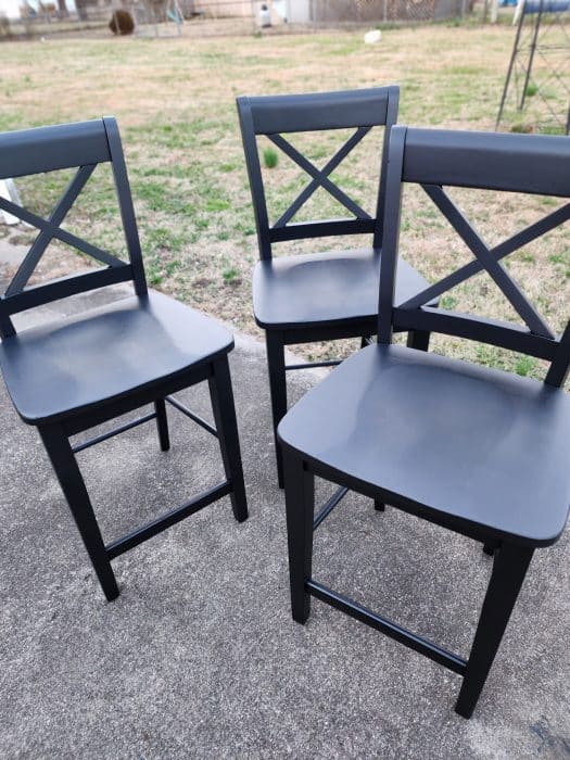 Solid Wood X Back Counter Stools My Repurposed Life®